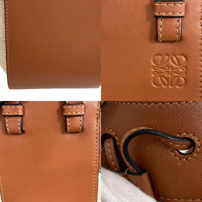 LOEWE Hammock 2WAY Handbag Canvas CalfLadies [Used]