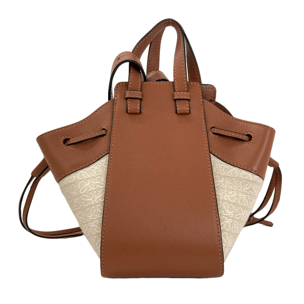 LOEWE Hammock 2WAY Handbag Canvas CalfLadies [Used]