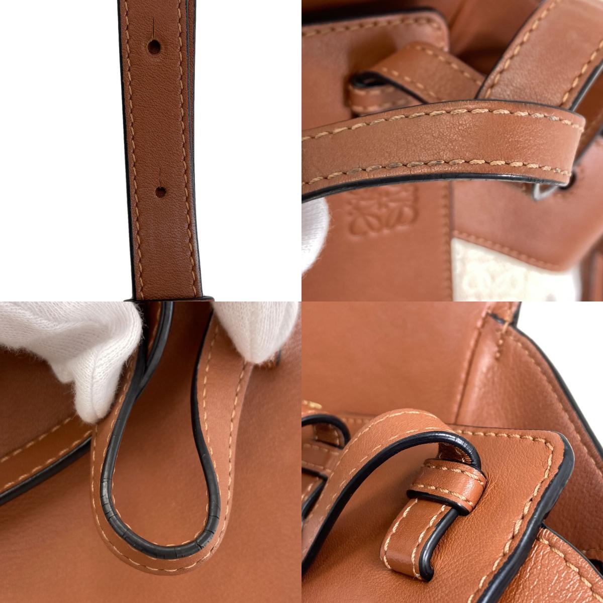 LOEWE Hammock 2WAY Handbag Canvas CalfLadies [Used]