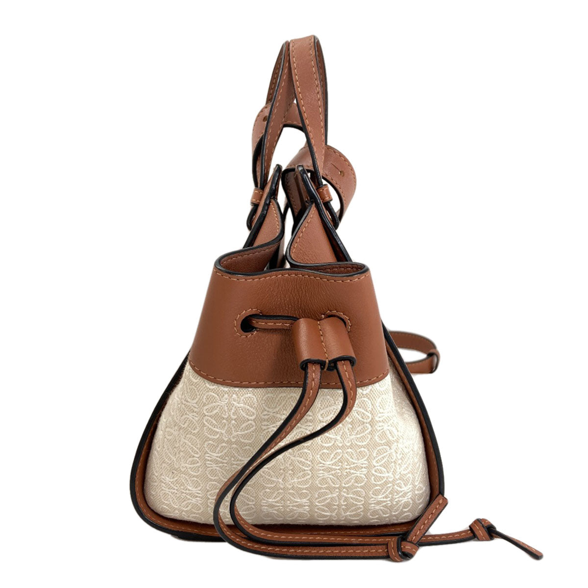 LOEWE Hammock 2WAY Handbag Canvas CalfLadies [Used]