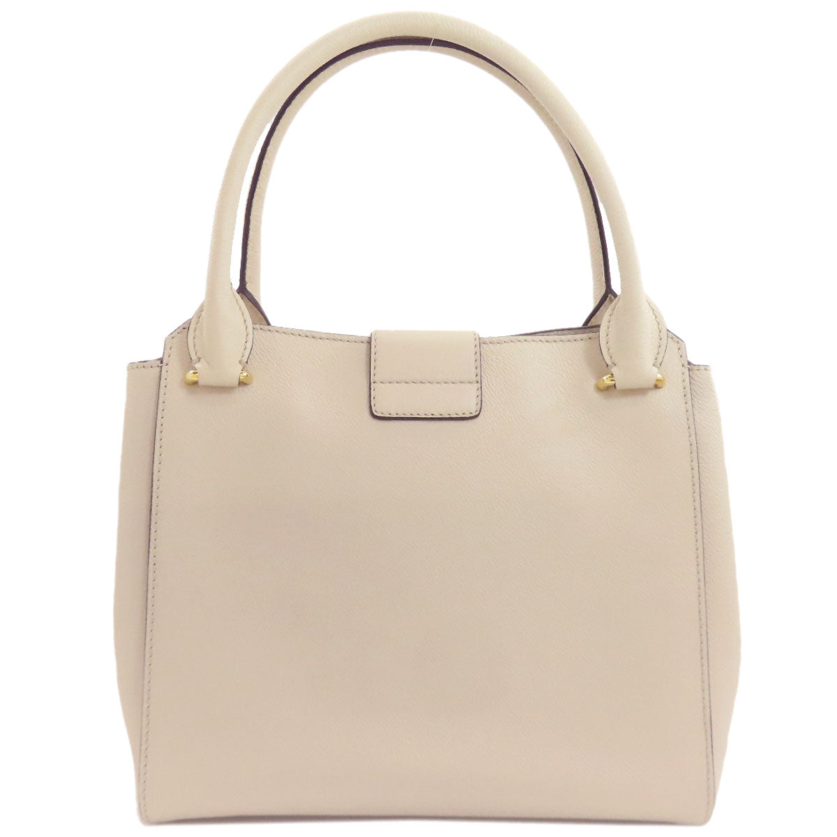 BURBERRY Buckle 2WAY Tote Bag Leather Ladies [Used]