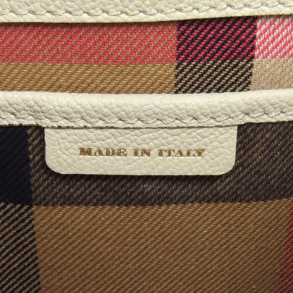 BURBERRY Buckle 2WAY Tote Bag Leather Ladies [Used]