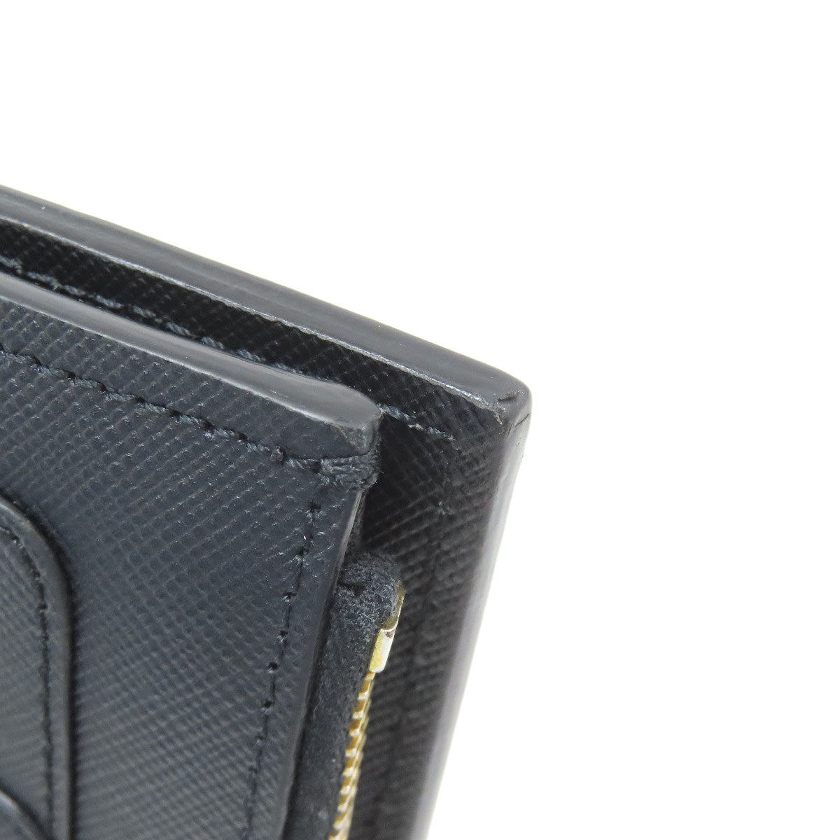 MARNI logo Bifold Wallet with Coin Pocket Leather Ladies [Used]