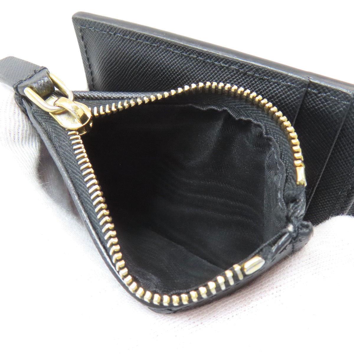 MARNI logo Bifold Wallet with Coin Pocket Leather Ladies [Used]