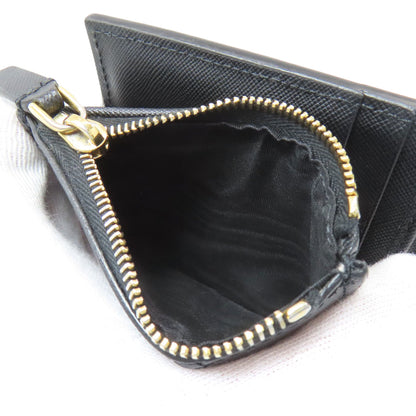 MARNI logo Bifold Wallet with Coin Pocket Leather Ladies [Used]