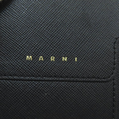 MARNI logo Bifold Wallet with Coin Pocket Leather Ladies [Used]