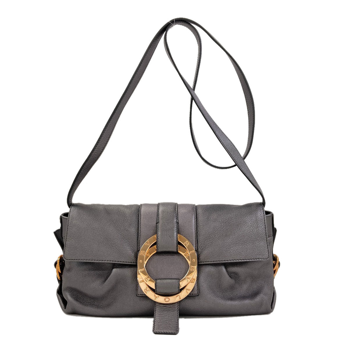 BVLGARI BVLGARI BVLGARI Shoulder Bag Leather Ladies [Used]