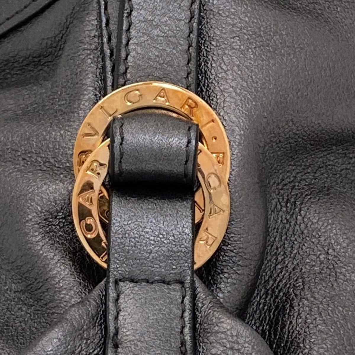 BVLGARI BVLGARI BVLGARI Shoulder Bag Leather Ladies [Used]