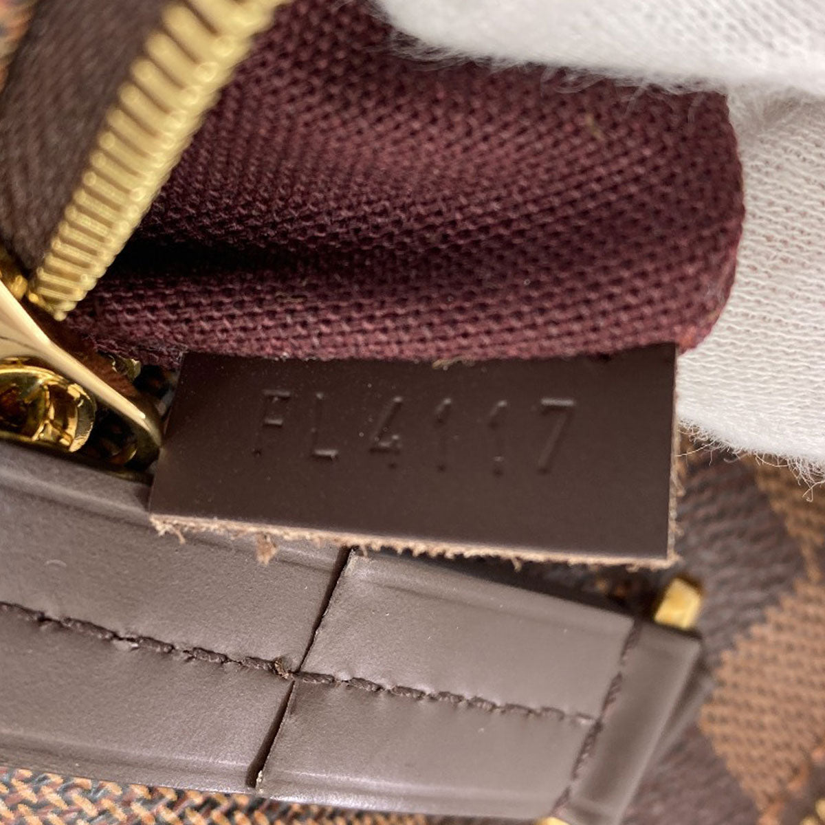 LOUIS VUITTON N41012 Jena PM Tote Bag Damier canvas Ladies [Used]