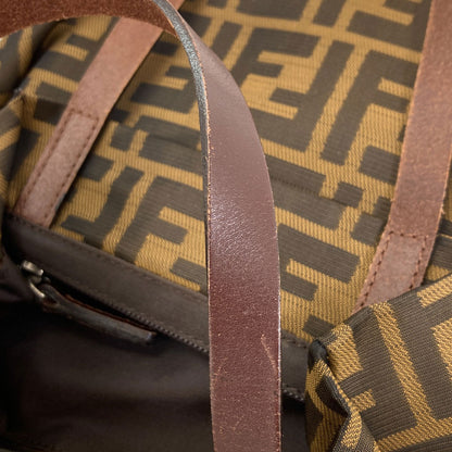FENDI Zucca pattern Handbag Canvas Ladies [Used]
