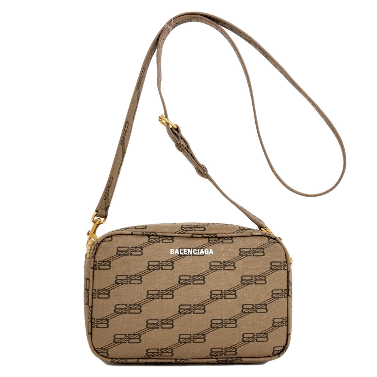 BALENCIAGA 702701 BBMonogram Shoulder Bag PVC Ladies [Used]
