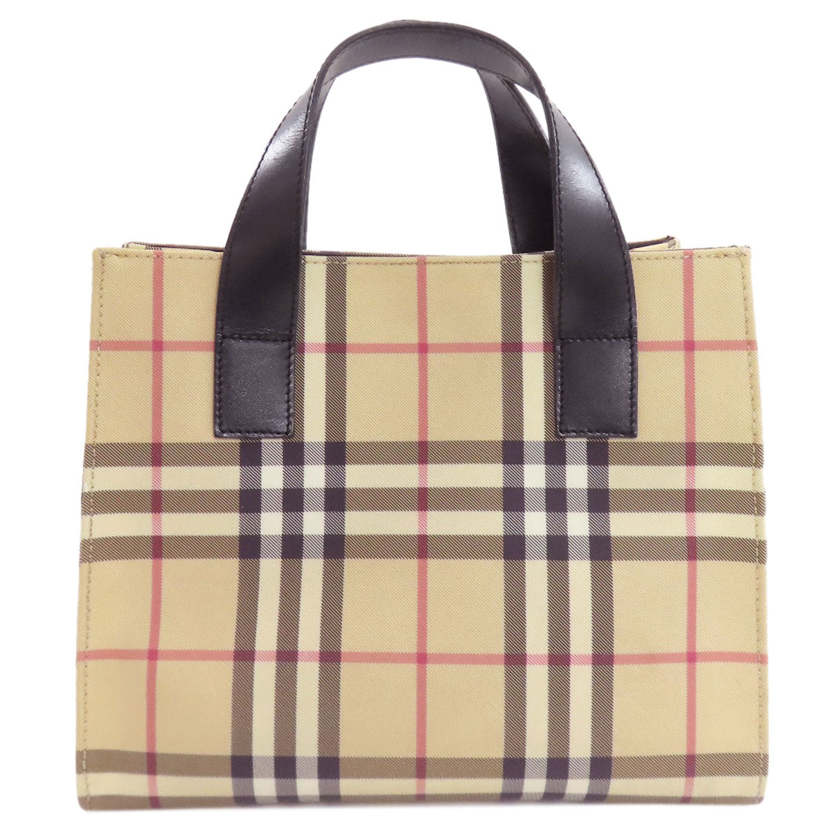 BURBERRY Burberry Check Handbag PVC Ladies [Used]
