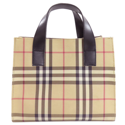 BURBERRY Burberry Check Handbag PVC Ladies [Used]