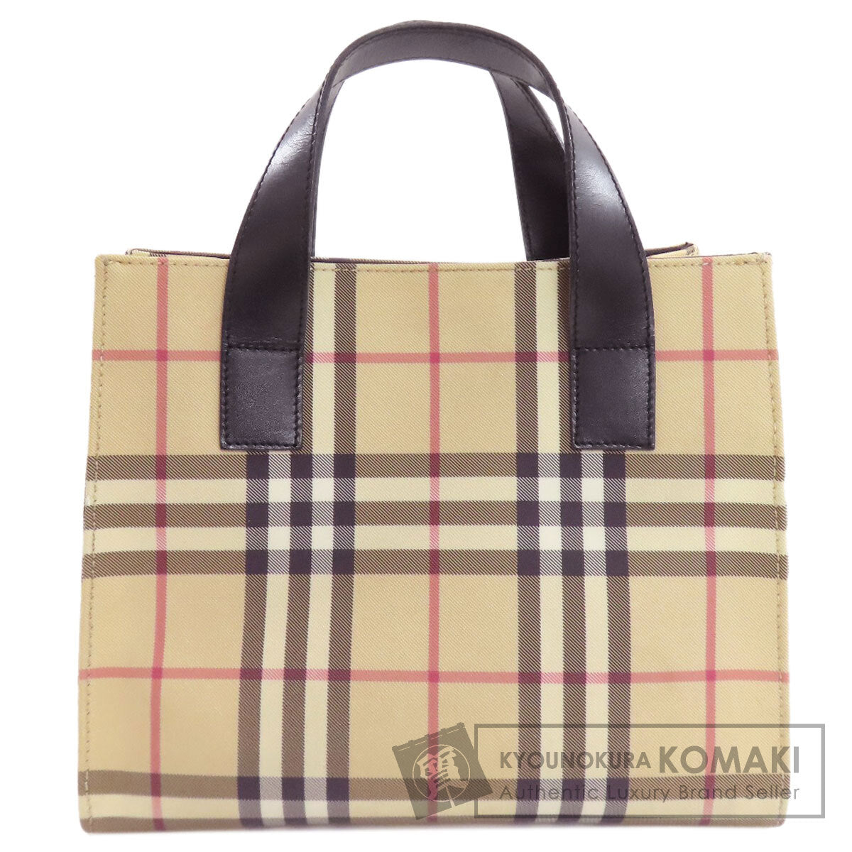 BURBERRY Burberry Check Handbag PVC Ladies [Used]