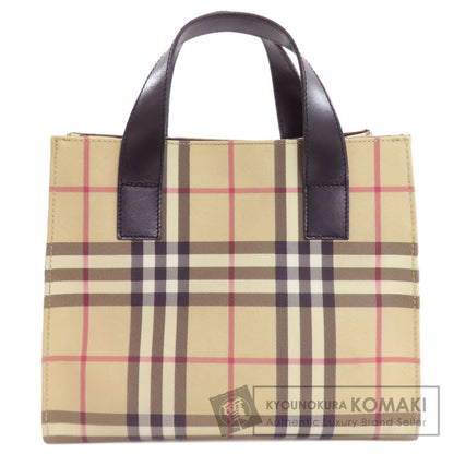 BURBERRY Burberry Check Handbag PVC Ladies [Used]