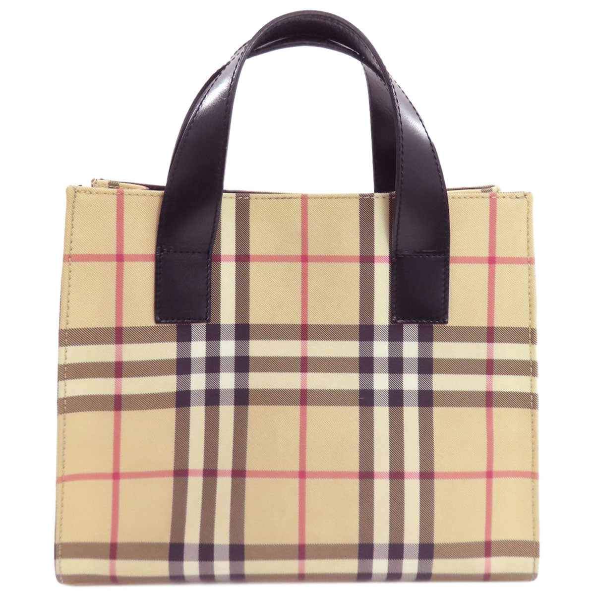 BURBERRY Burberry Check Handbag PVC Ladies [Used]
