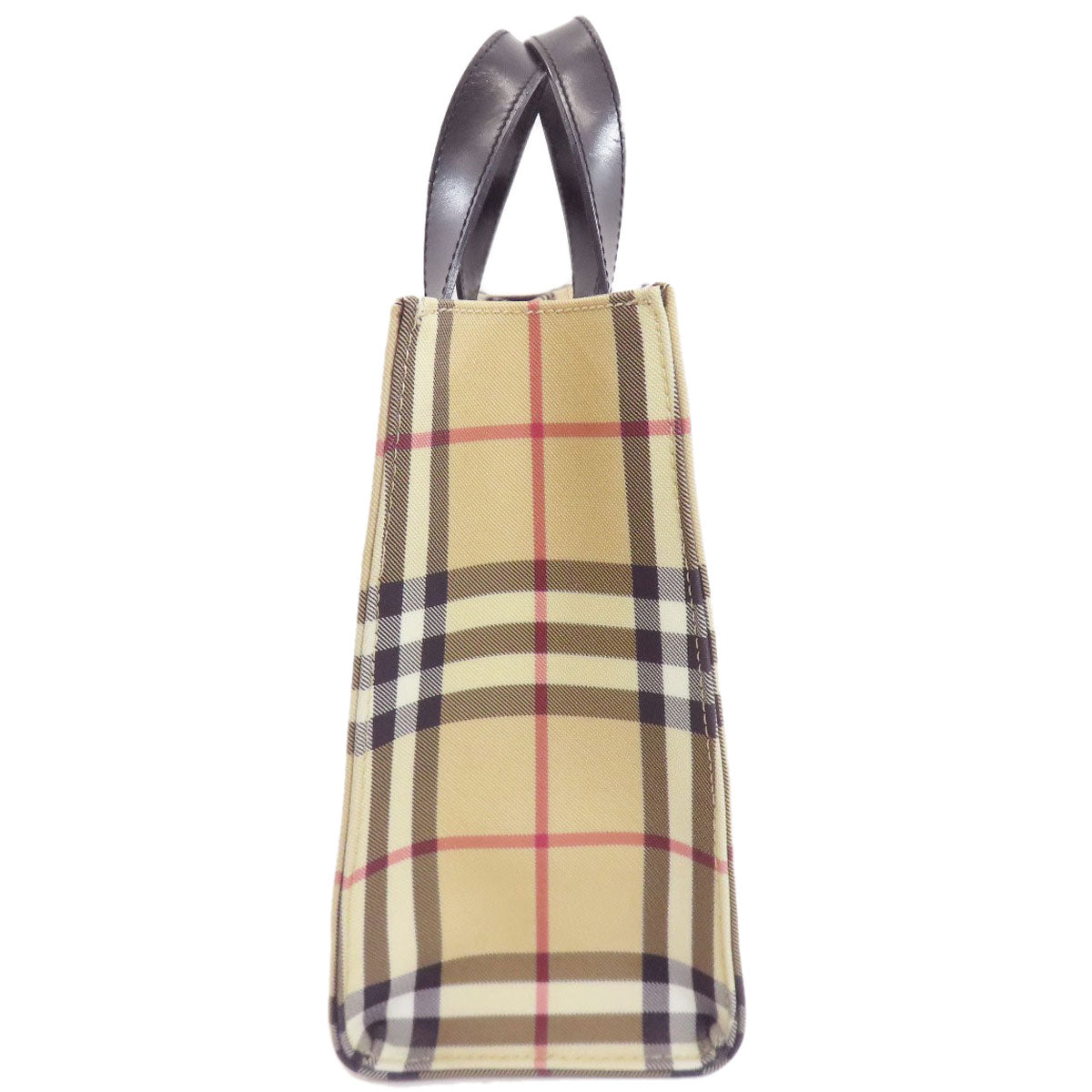 BURBERRY Burberry Check Handbag PVC Ladies [Used]