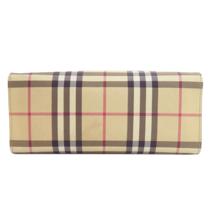 BURBERRY Burberry Check Handbag PVC Ladies [Used]