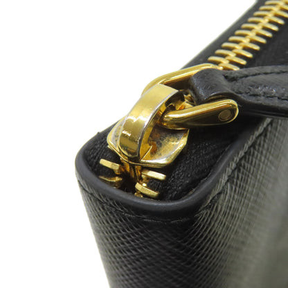PRADA Ribbon motif coin purse Safiano Ladies [Used]