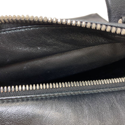 PRADA Logo Hardware Handbag Lambskin Ladies [Used]