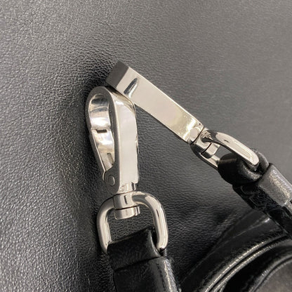 PRADA Logo Hardware Handbag Lambskin Ladies [Used]