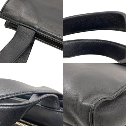 PRADA Logo Hardware Handbag Lambskin Ladies [Used]