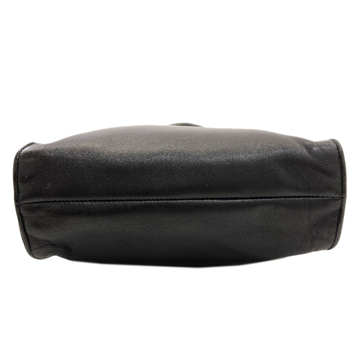 PRADA Logo Hardware Handbag Lambskin Ladies [Used]