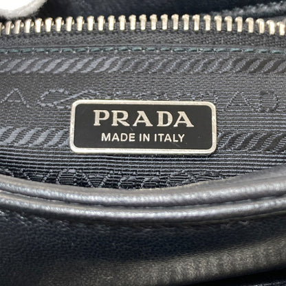 PRADA Logo Hardware Handbag Lambskin Ladies [Used]