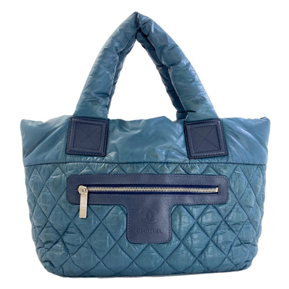 CHANEL Cocoko Koon SilverHardware Handbag Nylon Ladies [Used]