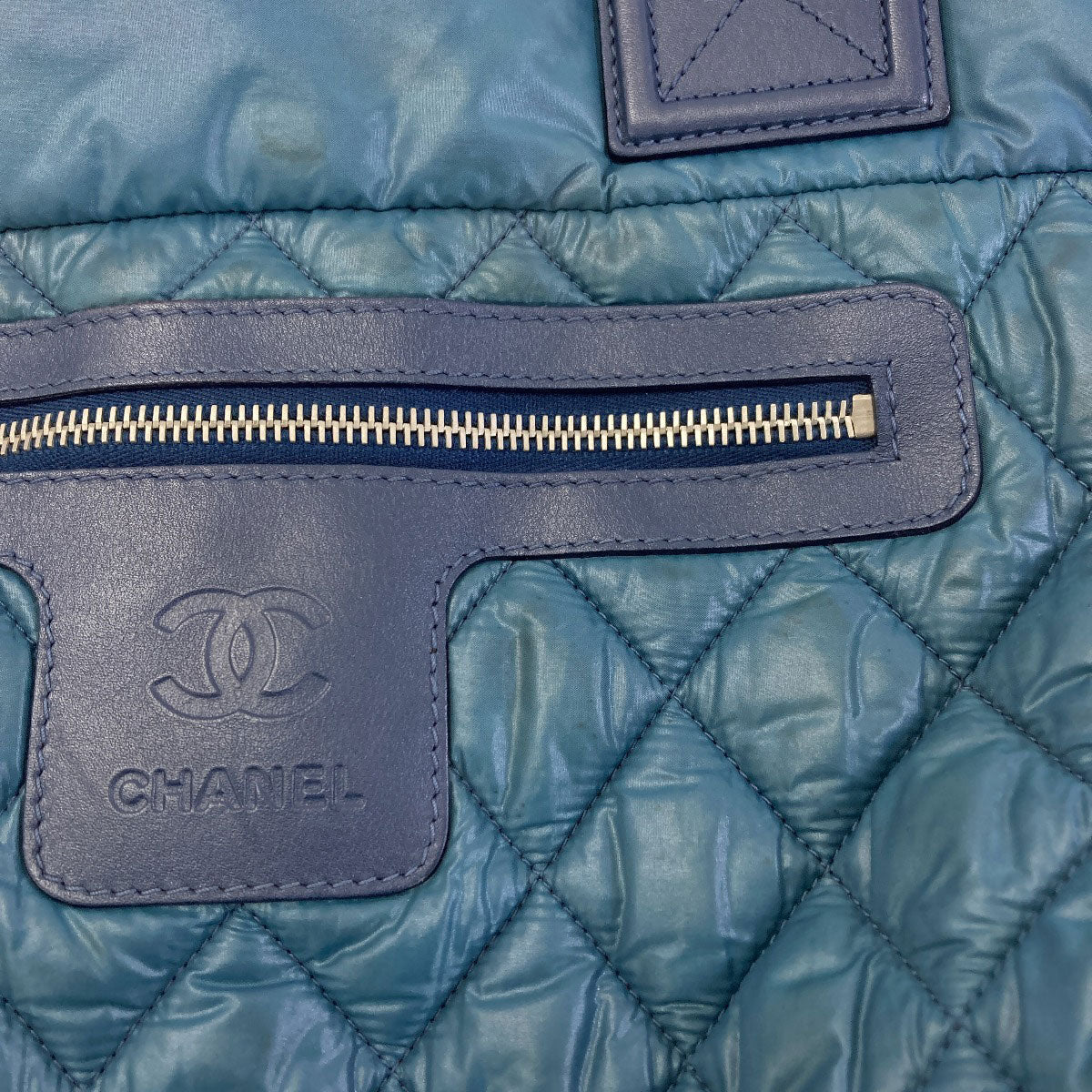 CHANEL Cocoko Koon SilverHardware Handbag Nylon Ladies [Used]