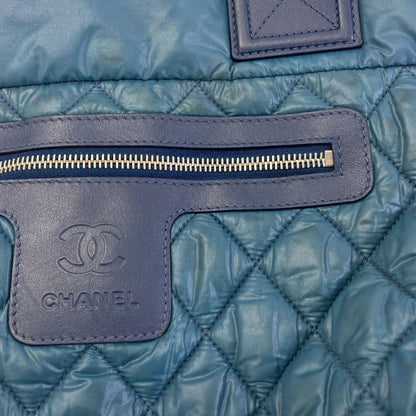CHANEL Cocoko Koon SilverHardware Handbag Nylon Ladies [Used]