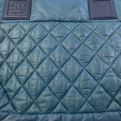 CHANEL Cocoko Koon SilverHardware Handbag Nylon Ladies [Used]