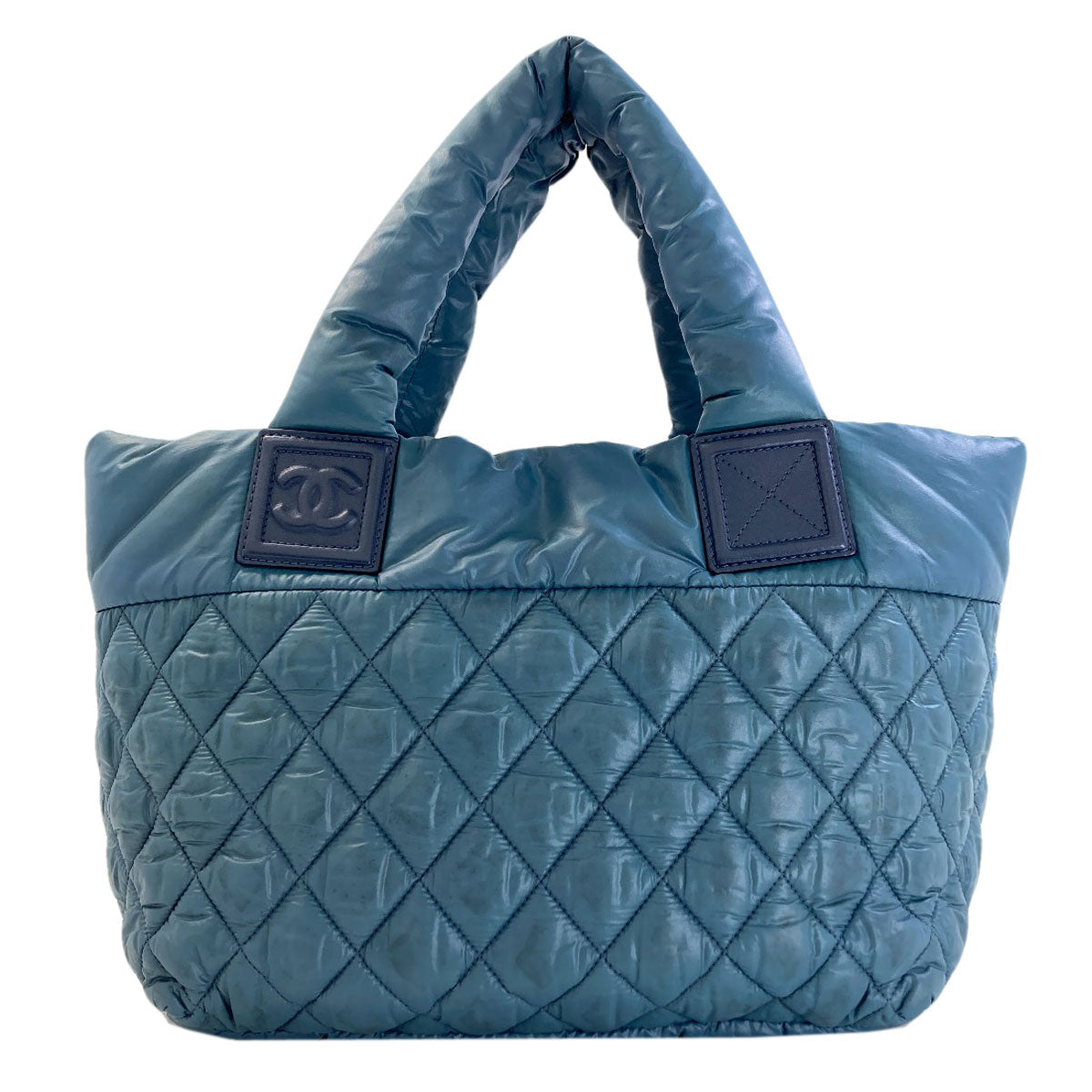 CHANEL Cocoko Koon SilverHardware Handbag Nylon Ladies [Used]
