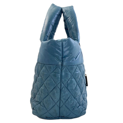 CHANEL Cocoko Koon SilverHardware Handbag Nylon Ladies [Used]