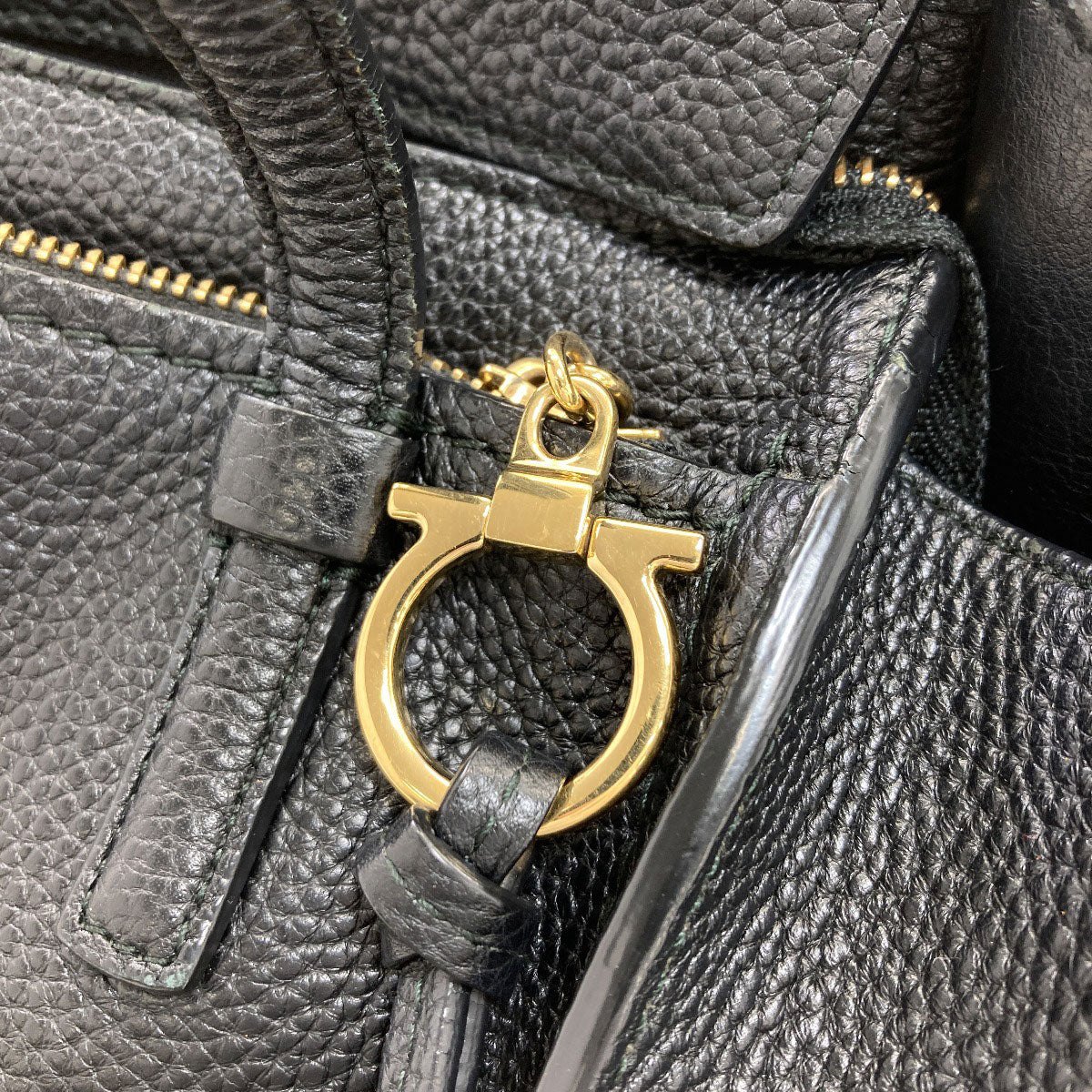 Salvatore Ferragamo Amy 2WAY Handbag Leather Ladies [Used]