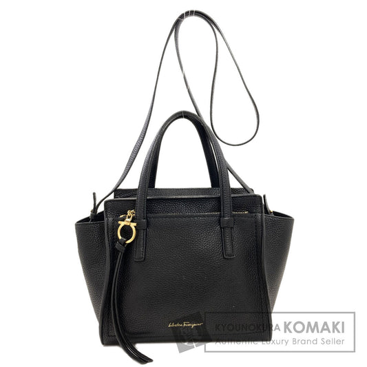 Salvatore Ferragamo Amy 2WAY Handbag Leather Ladies [Used]