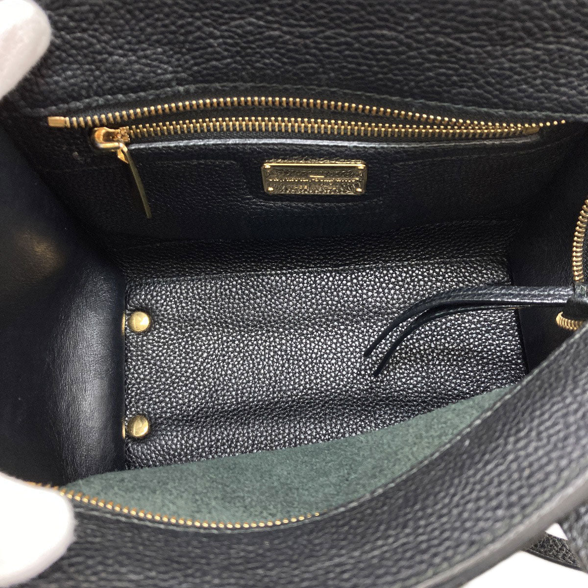 Salvatore Ferragamo Amy 2WAY Handbag Leather Ladies [Used]