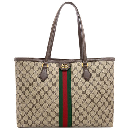 GUCCI 680125 2103X Balenciaga collaboration Hacker Medium Tote Bag PVC Ladies [Used]