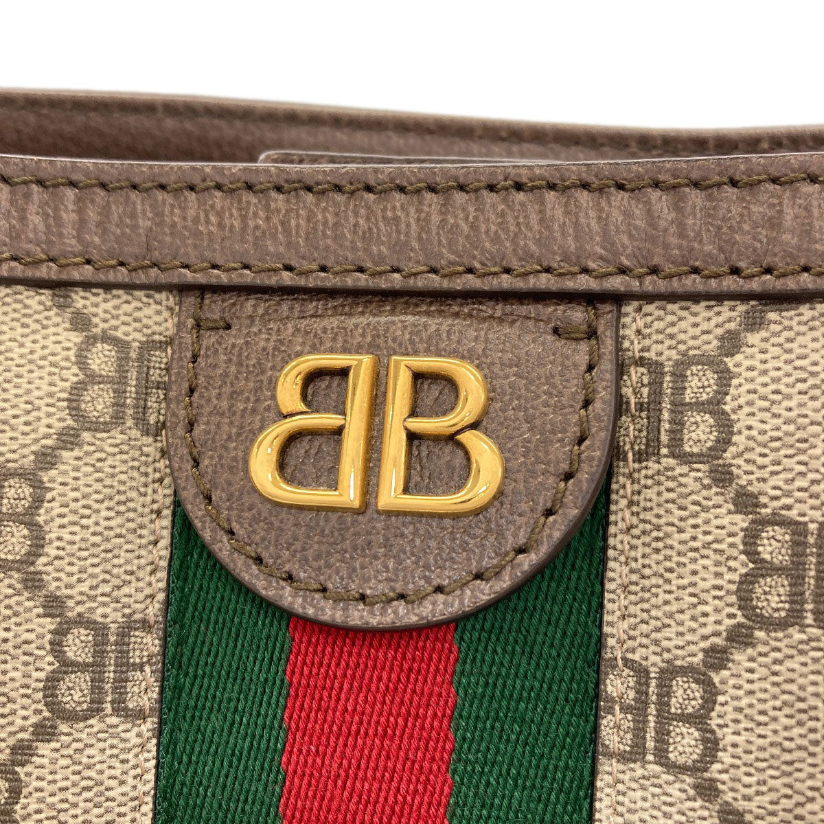 GUCCI 680125 2103X Balenciaga collaboration Hacker Medium Tote Bag PVC Ladies [Used]