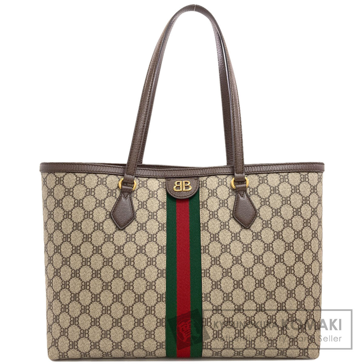 GUCCI 680125 2103X Balenciaga collaboration Hacker Medium Tote Bag PVC Ladies [Used]
