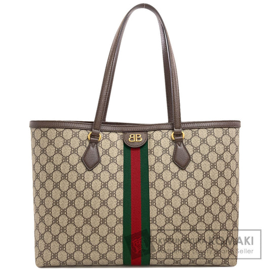 GUCCI 680125 2103X Balenciaga collaboration Hacker Medium Tote Bag PVC Ladies [Used]