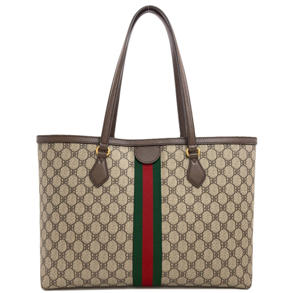 GUCCI 680125 2103X Balenciaga collaboration Hacker Medium Tote Bag PVC Ladies [Used]