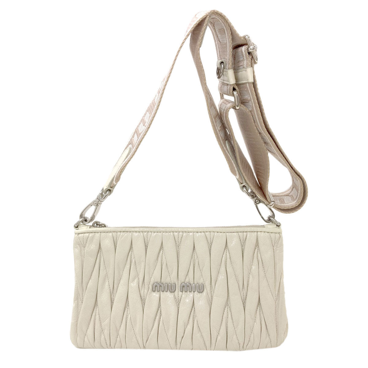 MIUMIU Materasse Shoulder Bag Calf Ladies [Used]