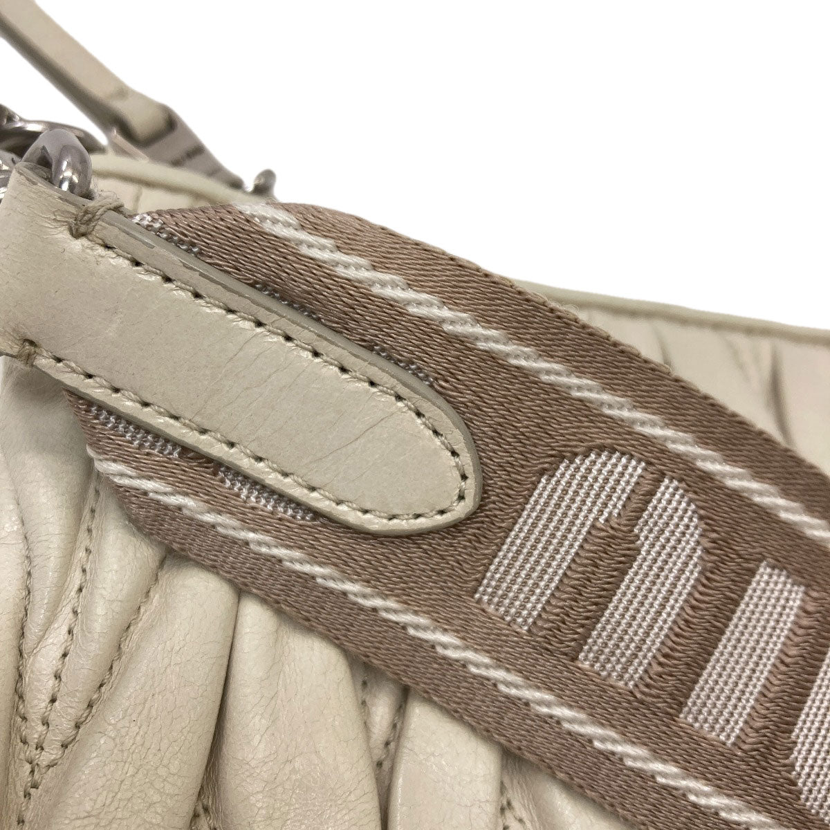 MIUMIU Materasse Shoulder Bag Calf Ladies [Used]