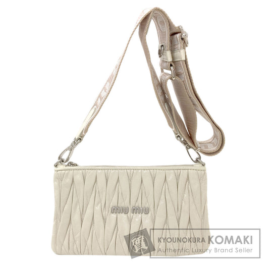 MIUMIU Materasse Shoulder Bag Calf Ladies [Used]