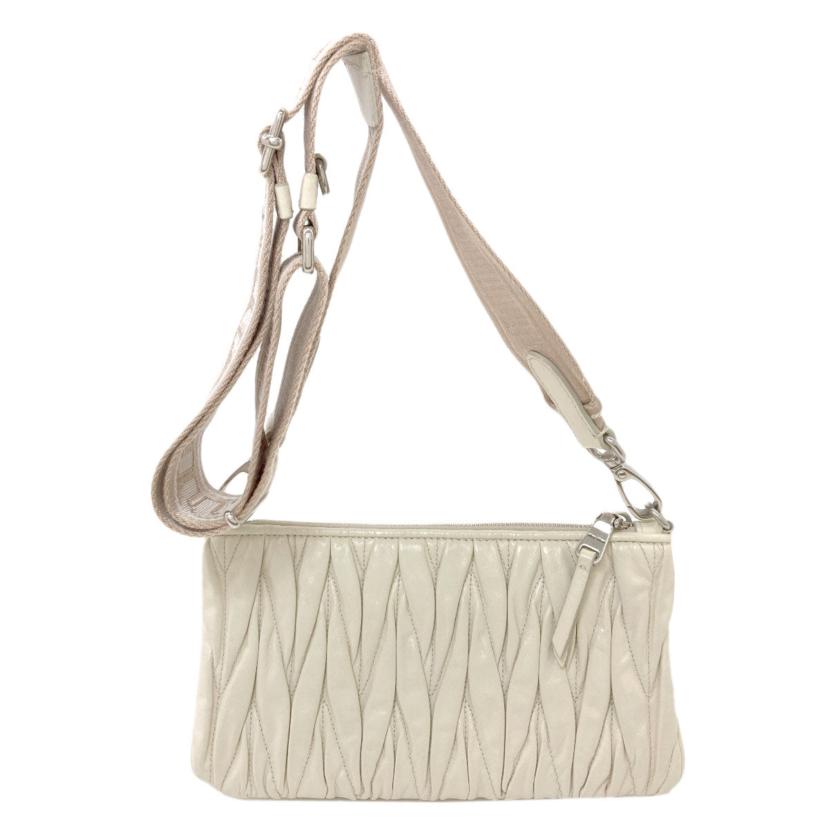 MIUMIU Materasse Shoulder Bag Calf Ladies [Used]