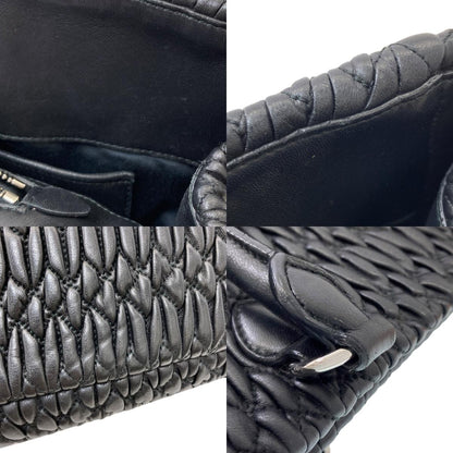 MIUMIU Crystal Matelassé 2WAY Tote Bag Calf Ladies [Used]