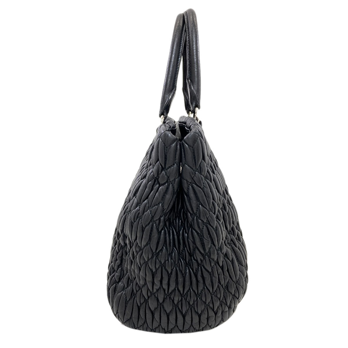 MIUMIU Crystal Matelassé 2WAY Tote Bag Calf Ladies [Used]
