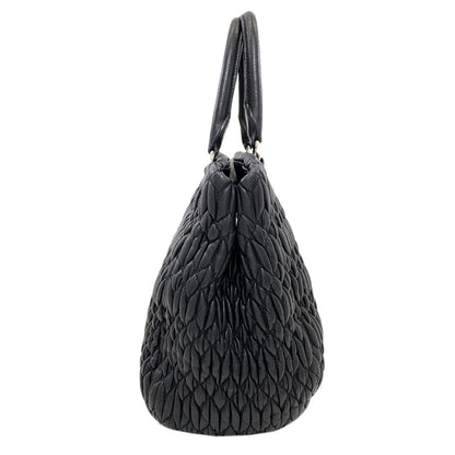 MIUMIU Crystal Matelassé 2WAY Tote Bag Calf Ladies [Used]