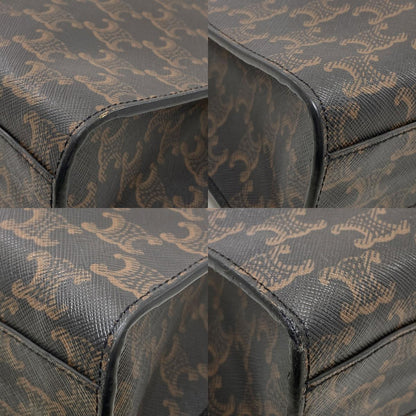 CELINE Vertical Cabas Triomphe 2WAY Handbag PVC Ladies [Used]